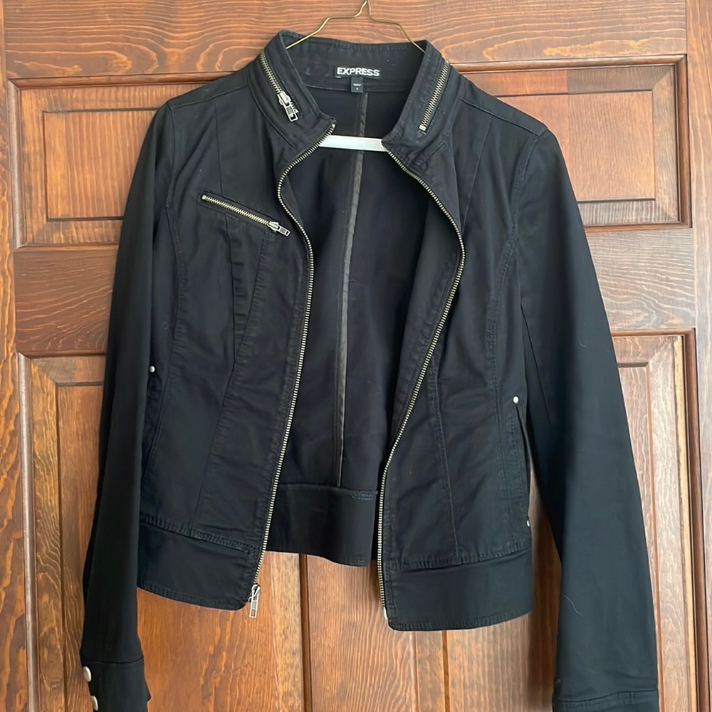 Express black Moro jacket size 2